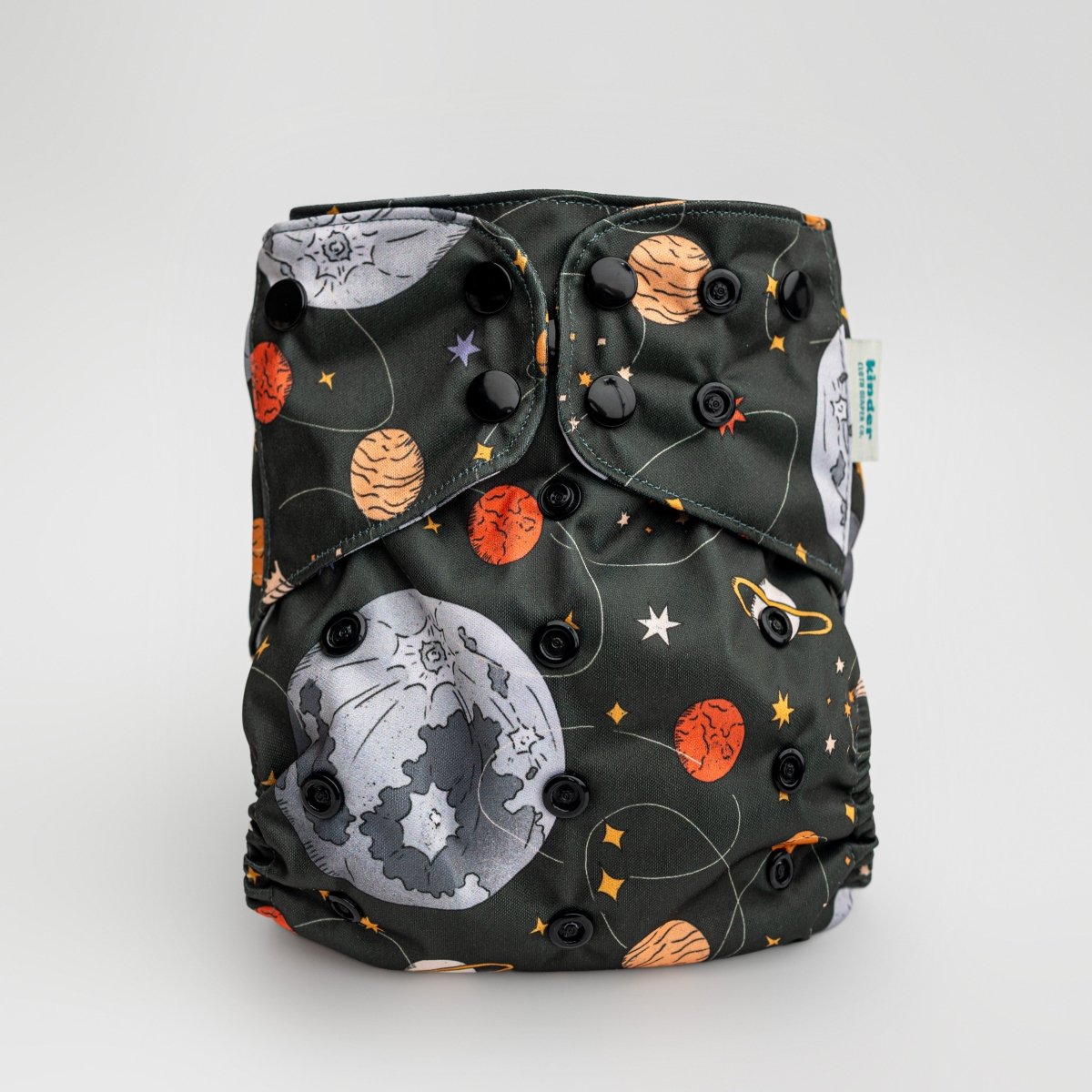 Spaced Out - Modern - Cloth - Diapers - Pocket Diaper - Kinder Cloth Diaper Co. - Pittsburgh - Based - Small - Business - Woman - Owned