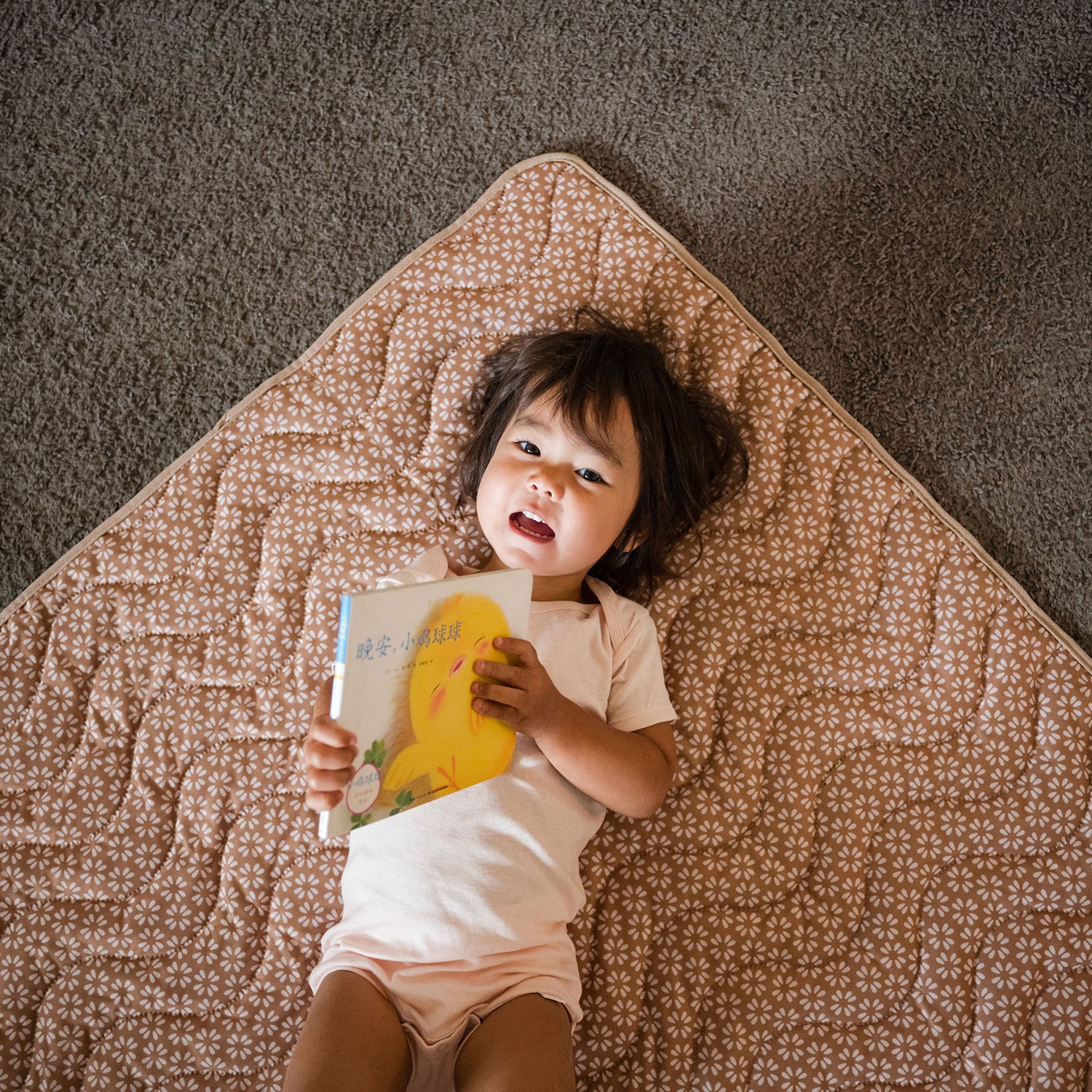 Anywhere Adventure Play Mat, Featuring Quilted Wipeable Machine Washable Fabric