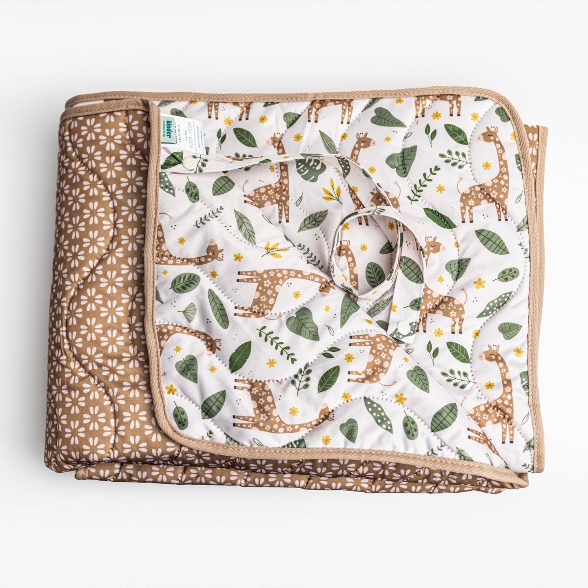 Anywhere Adventure Play Mat, Featuring Quilted Wipeable Machine Washable Fabric - Kinder Cloth Diaper Co. - modern reusable cloth diapers and more for birth to potty training - Pittsburgh Based Small Business
