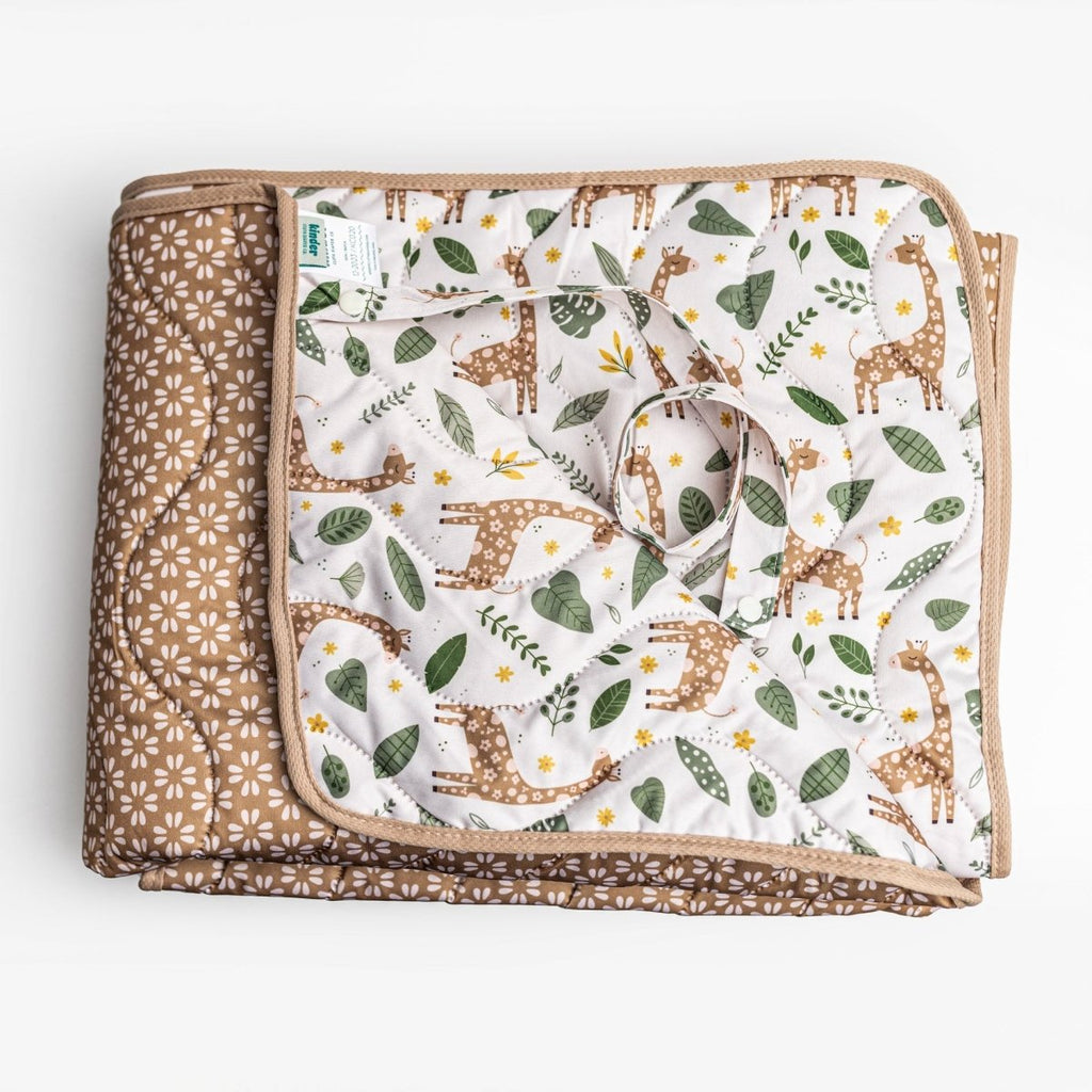 Anywhere Adventure Play Mat, Featuring Quilted Wipeable Machine Washable Fabric - Kinder Cloth Diaper Co. - modern reusable cloth diapers and more for birth to potty training - Pittsburgh Based Small Business