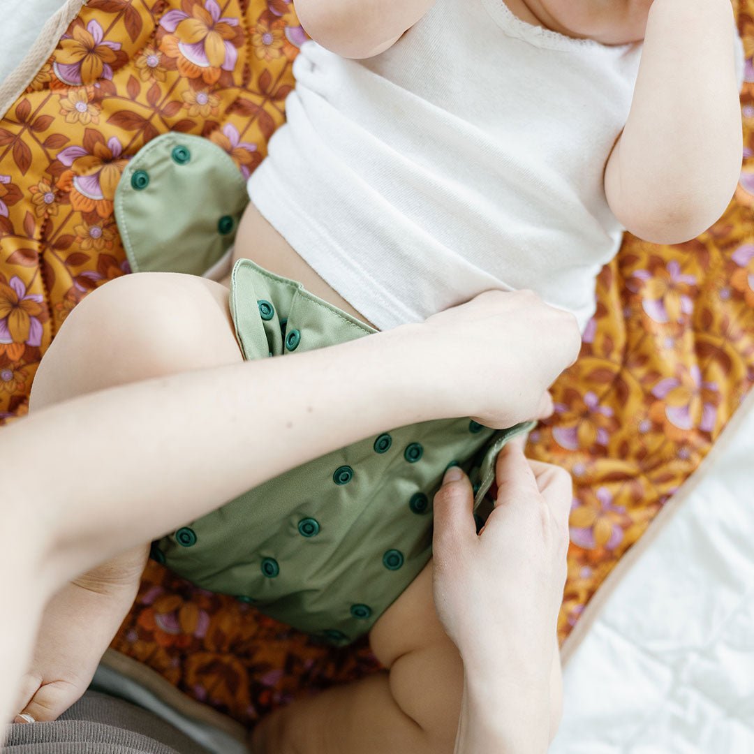 Quilted Comfort Change Pad Featuring Wipeable Machine Washable Fabric - Kinder Cloth Diaper Co. - 08 - 01 - 02 - modern reusable cloth diapers and more for birth to potty training - Pittsburgh Based Small Business