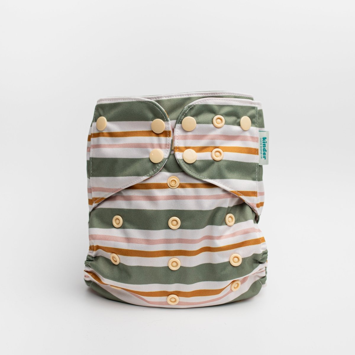 Spring Stripes - Modern - Cloth - Diapers - Pocket Diaper - Kinder Cloth Diaper Co. - Pittsburgh - Based - Small - Business - Woman - Owned