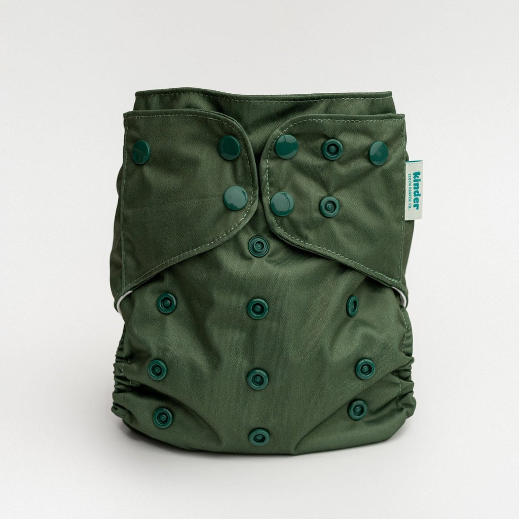 Solid Color: Essentials Pocket Cloth Diaper with Athletic Wicking Jersey, Grows with your Baby - Kinder Cloth Diaper Co. - 11 - 03 - 02 - modern reusable cloth diapers and more for birth to potty training - Pittsburgh Based Small Business