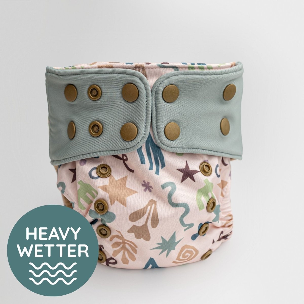 Squiggles - Modern - Cloth - Diapers - Cloth Diaper - Kinder Cloth Diaper Co. - Pittsburgh - Based - Small - Business - Woman - Owned