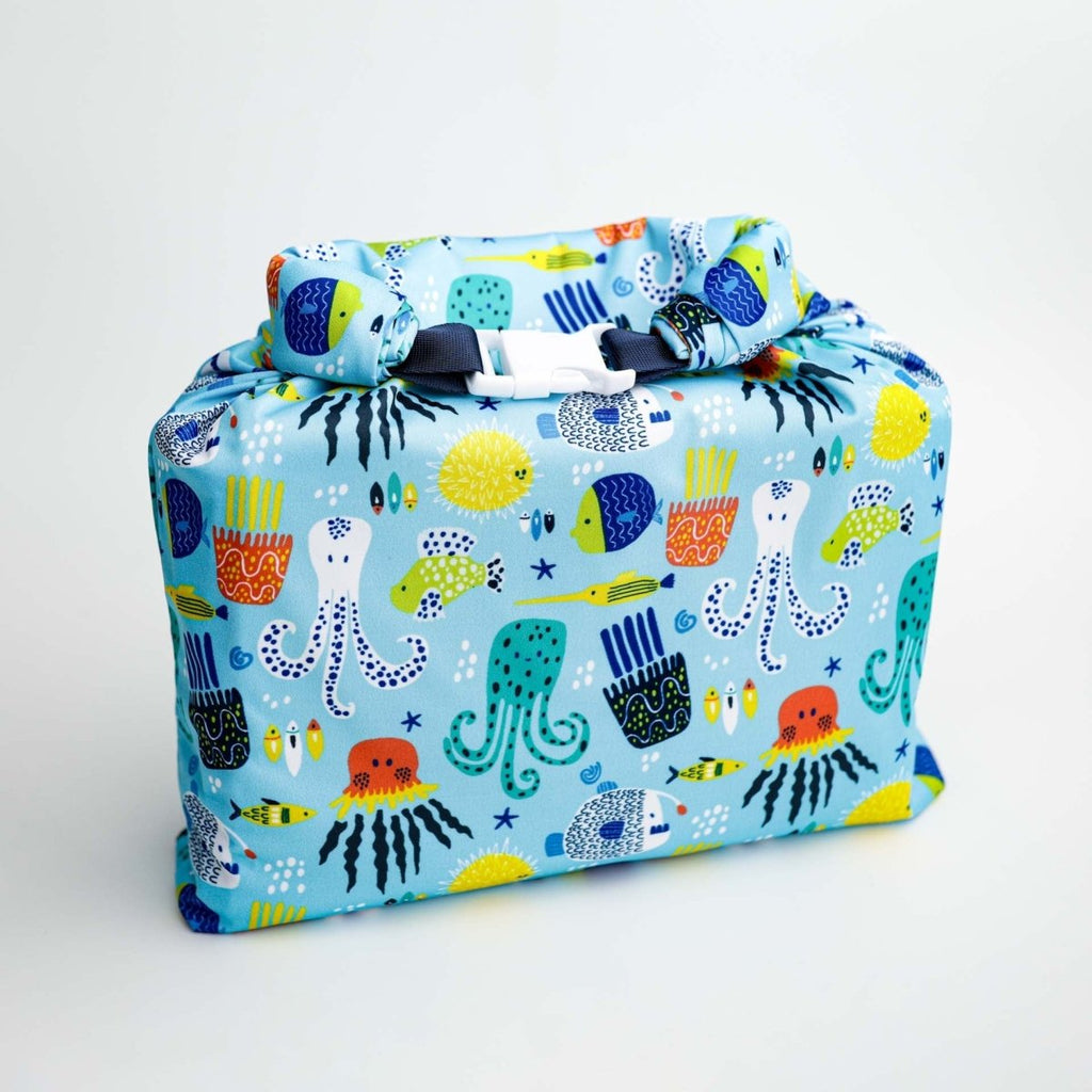 Roll Top Space Saver Water Resistant Small Wet Bag Travel Storage Bag - Kinder Cloth Diaper Co. - 07 - 05 - 01 - modern reusable cloth diapers and more for birth to potty training - Pittsburgh Based Small Business