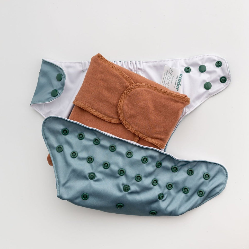 Standard Pre - flat - Modern - Cloth - Diapers - Inserts - Kinder Cloth Diaper Co. - Pittsburgh - Based - Small - Business - Woman - Owned