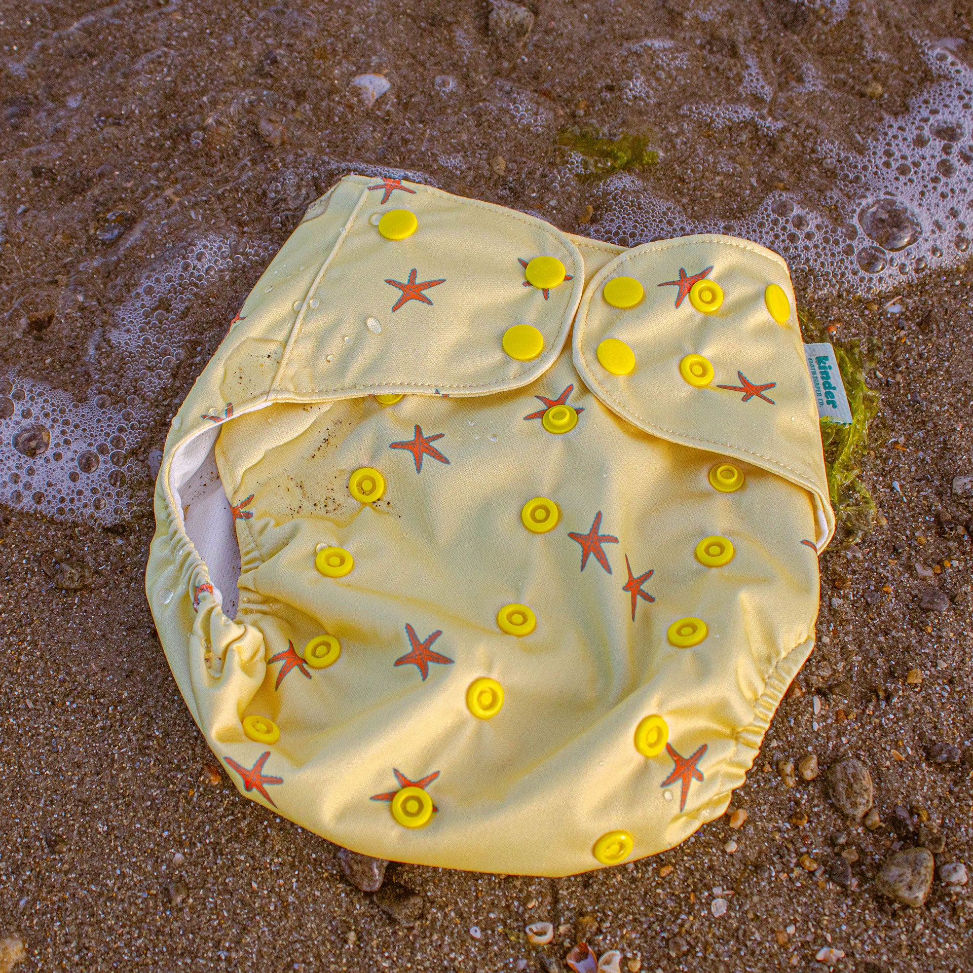Animals and Insects: Essentials Pocket Cloth Diaper with Athletic Wicking Jersey, Grows with your Baby