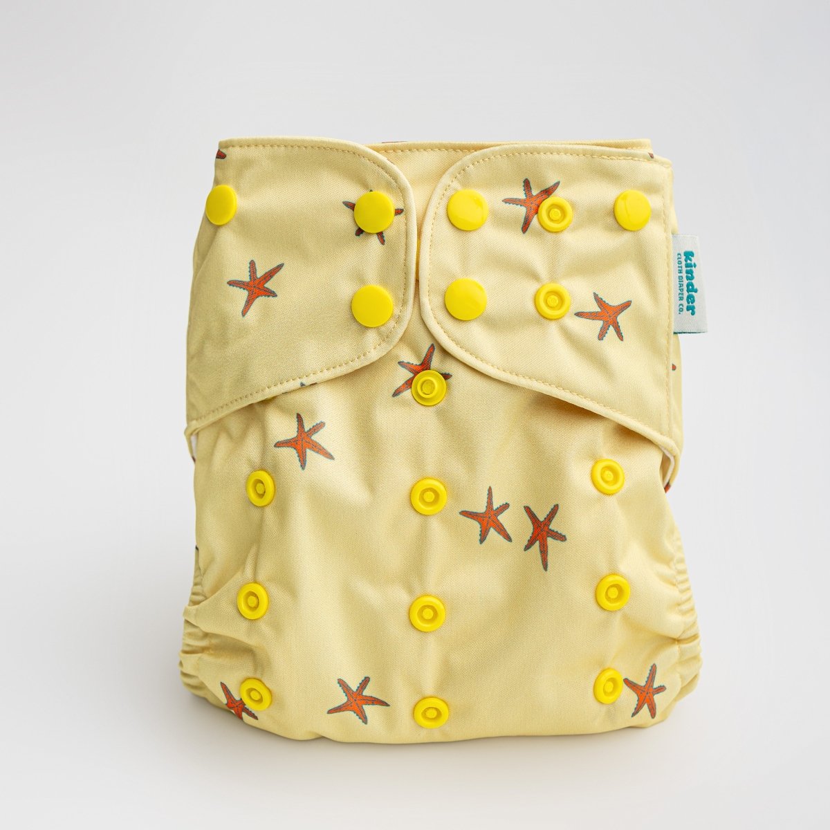 Starfish Soiree - Modern - Cloth - Diapers - Pocket Diaper - Kinder Cloth Diaper Co. - Pittsburgh - Based - Small - Business - Woman - Owned