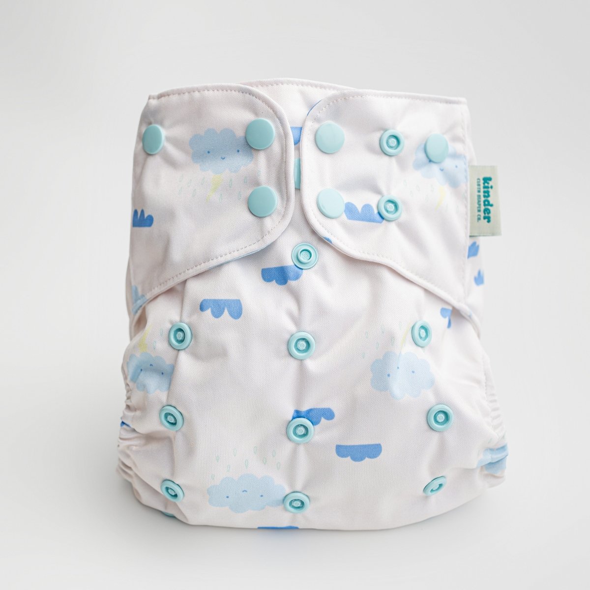 Stormy Smiles - Modern - Cloth - Diapers - Pocket Diaper - Kinder Cloth Diaper Co. - Pittsburgh - Based - Small - Business - Woman - Owned