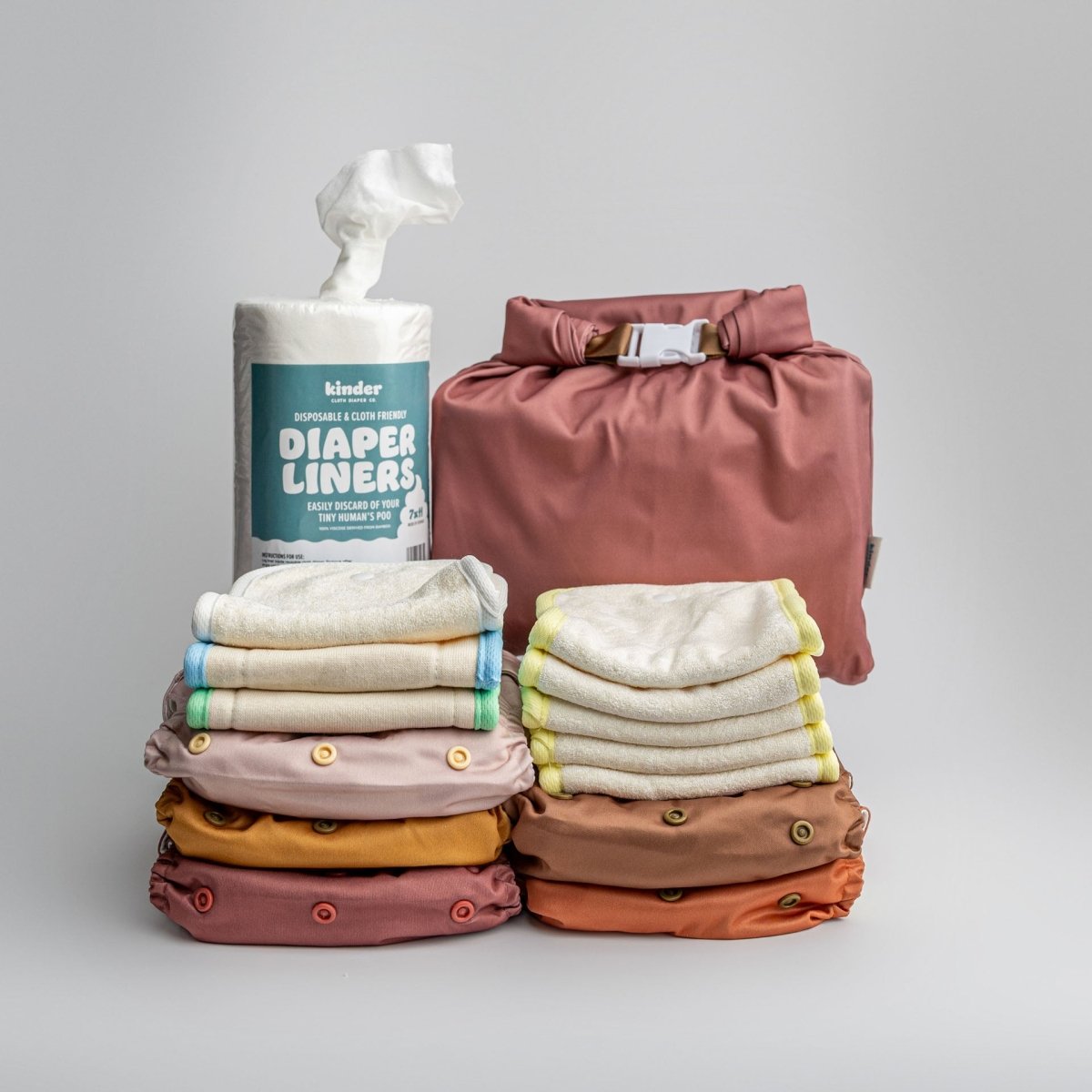  - Modern - Cloth - Diapers - New Parent Starter Bundle - Kinder Cloth Diaper Co. - Pittsburgh - Based - Small - Business - Woman - Owned