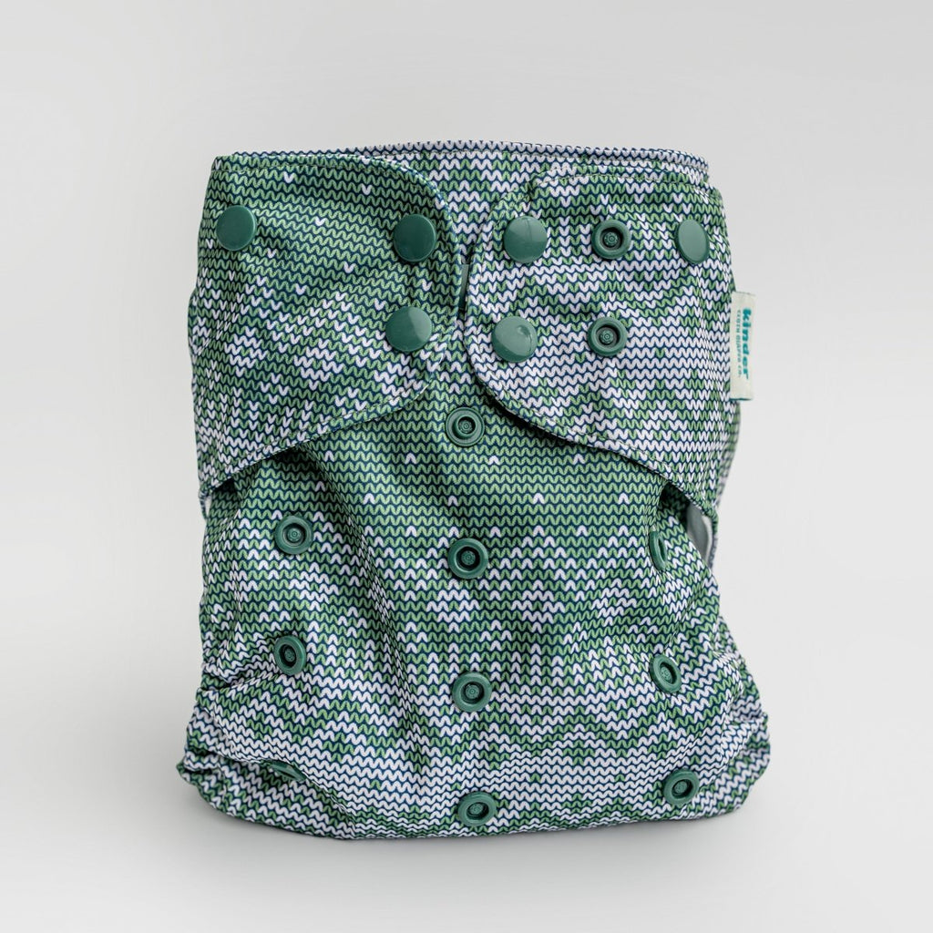 Sweater Weather - Modern - Cloth - Diapers - Pocket Diaper - Kinder Cloth Diaper Co. - Pittsburgh - Based - Small - Business - Woman - Owned