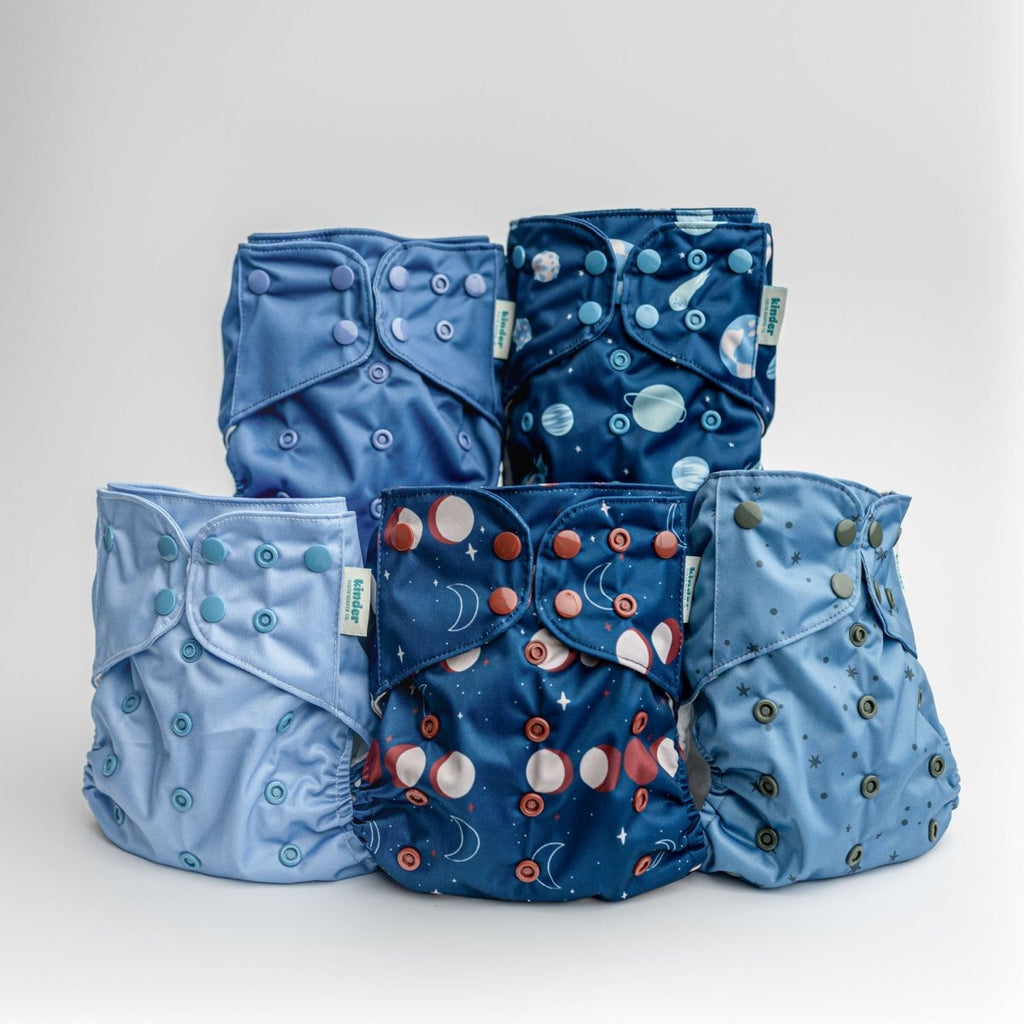  - Modern - Cloth - Diapers - New Parent Starter Bundle - Kinder Cloth Diaper Co. - Pittsburgh - Based - Small - Business - Woman - Owned