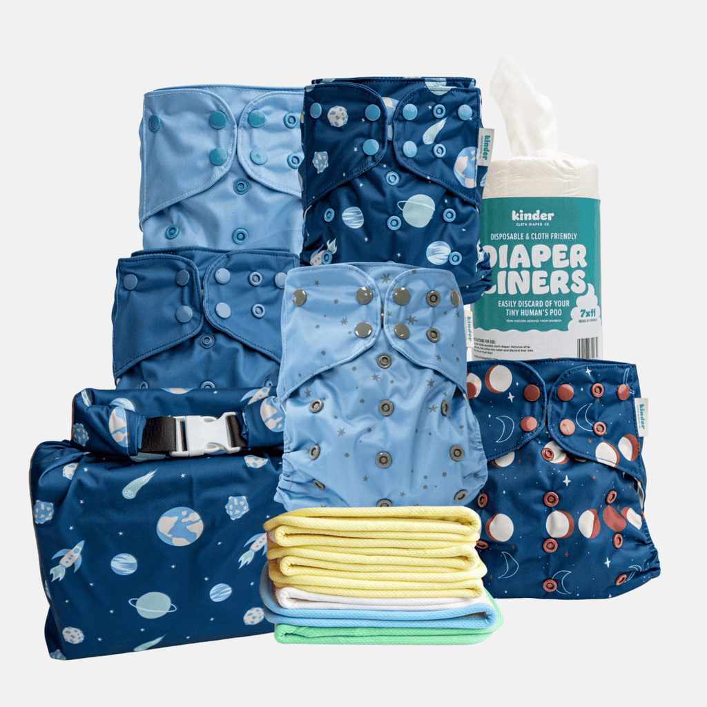  - Modern - Cloth - Diapers - New Parent Starter Bundle - Kinder Cloth Diaper Co. - Pittsburgh - Based - Small - Business - Woman - Owned