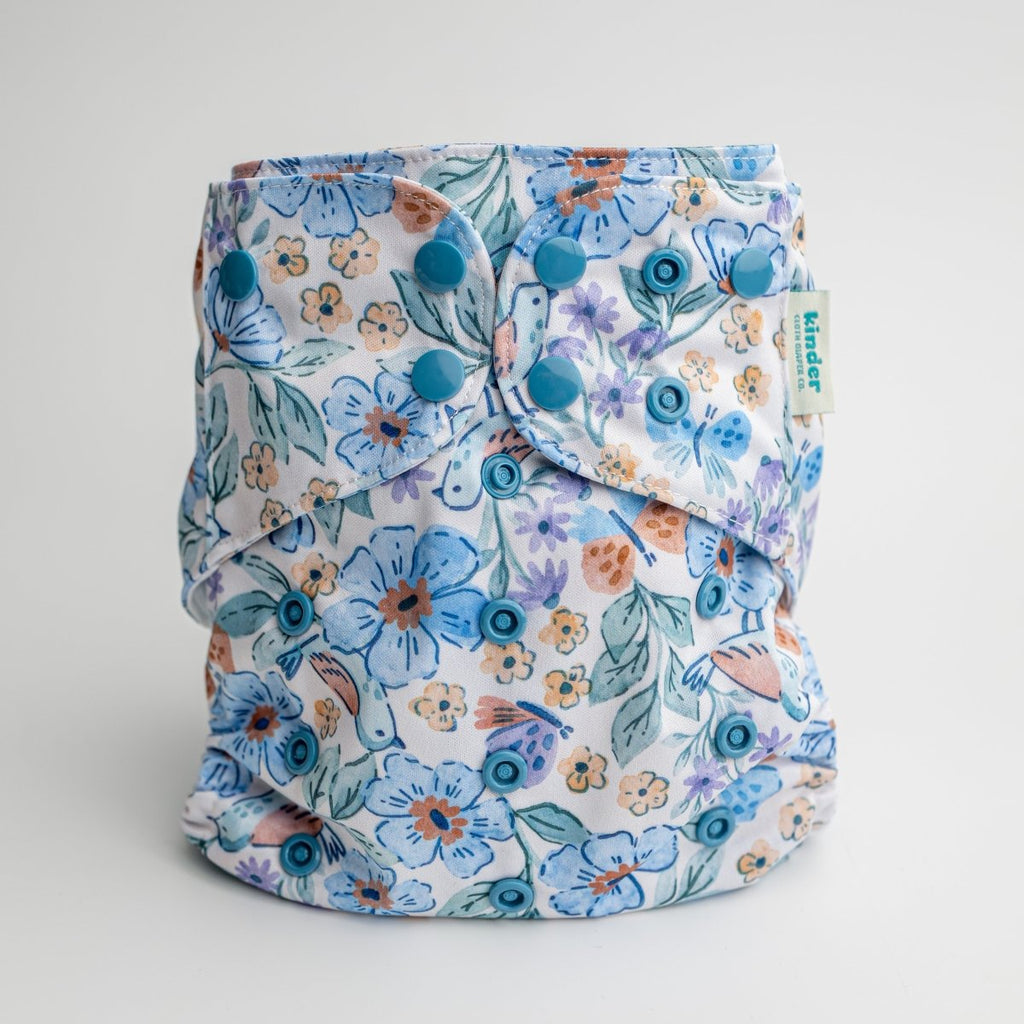 Sweet Pea - Modern - Cloth - Diapers - Pocket Diaper - Kinder Cloth Diaper Co. - Pittsburgh - Based - Small - Business - Woman - Owned