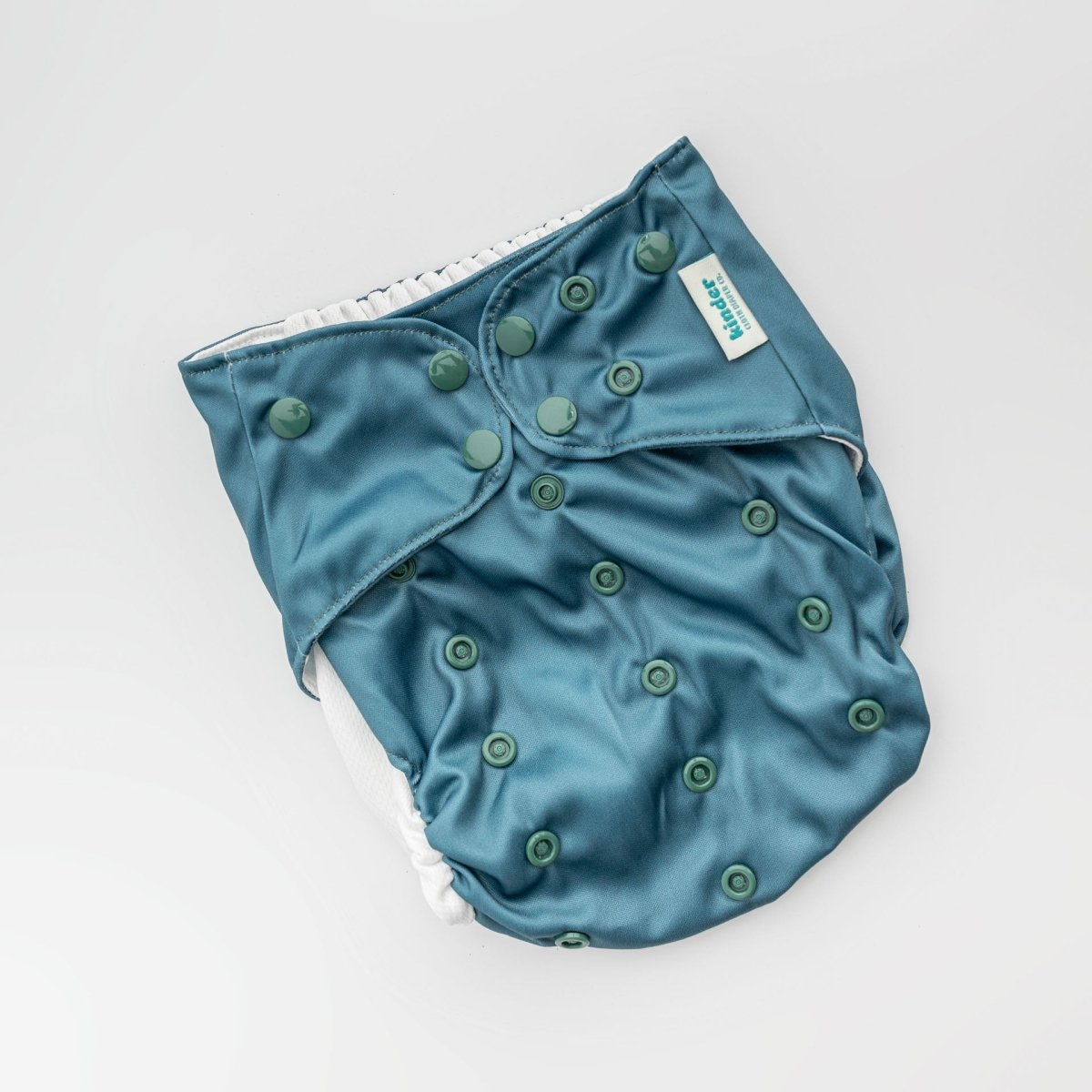 Teal - Single - Modern - Cloth - Diapers - Swim Diaper - Kinder Cloth Diaper Co. - Pittsburgh - Based - Small - Business - Woman - Owned
