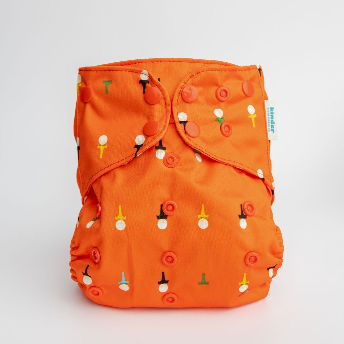 Tee Time - Modern - Cloth - Diapers - Pocket Diaper - Kinder Cloth Diaper Co. - Pittsburgh - Based - Small - Business - Woman - Owned