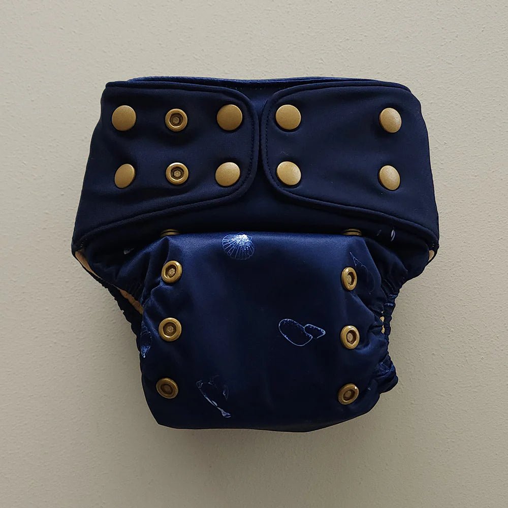 Kekoa: Premium Hybrid One Size Nappy 6 - 42 pounds - Kinder Cloth Diaper Co. - modern reusable cloth diapers and more for birth to potty training - Pittsburgh Based Small Business