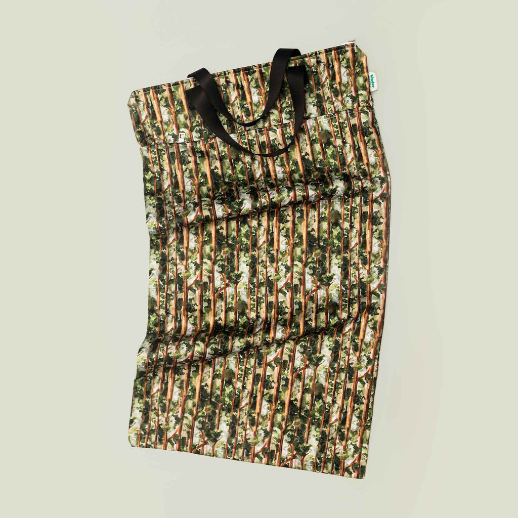 Patterned Large Zipper Hanging Wet Bag, Laundry Bag with Handles - Kinder Cloth Diaper Co. - 05 - 03 - 05 - modern reusable cloth diapers and more for birth to potty training - Pittsburgh Based Small Business