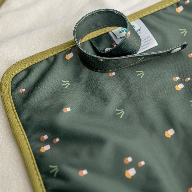 Tiny Mushrooms - Modern - Cloth - Diapers - Change Mat - Kinder Cloth Diaper Co. - Pittsburgh - Based - Small - Business - Woman - Owned