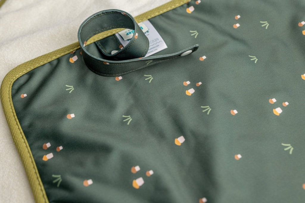 Tiny Mushrooms - Modern - Cloth - Diapers - Change Mat - Kinder Cloth Diaper Co. - Pittsburgh - Based - Small - Business - Woman - Owned