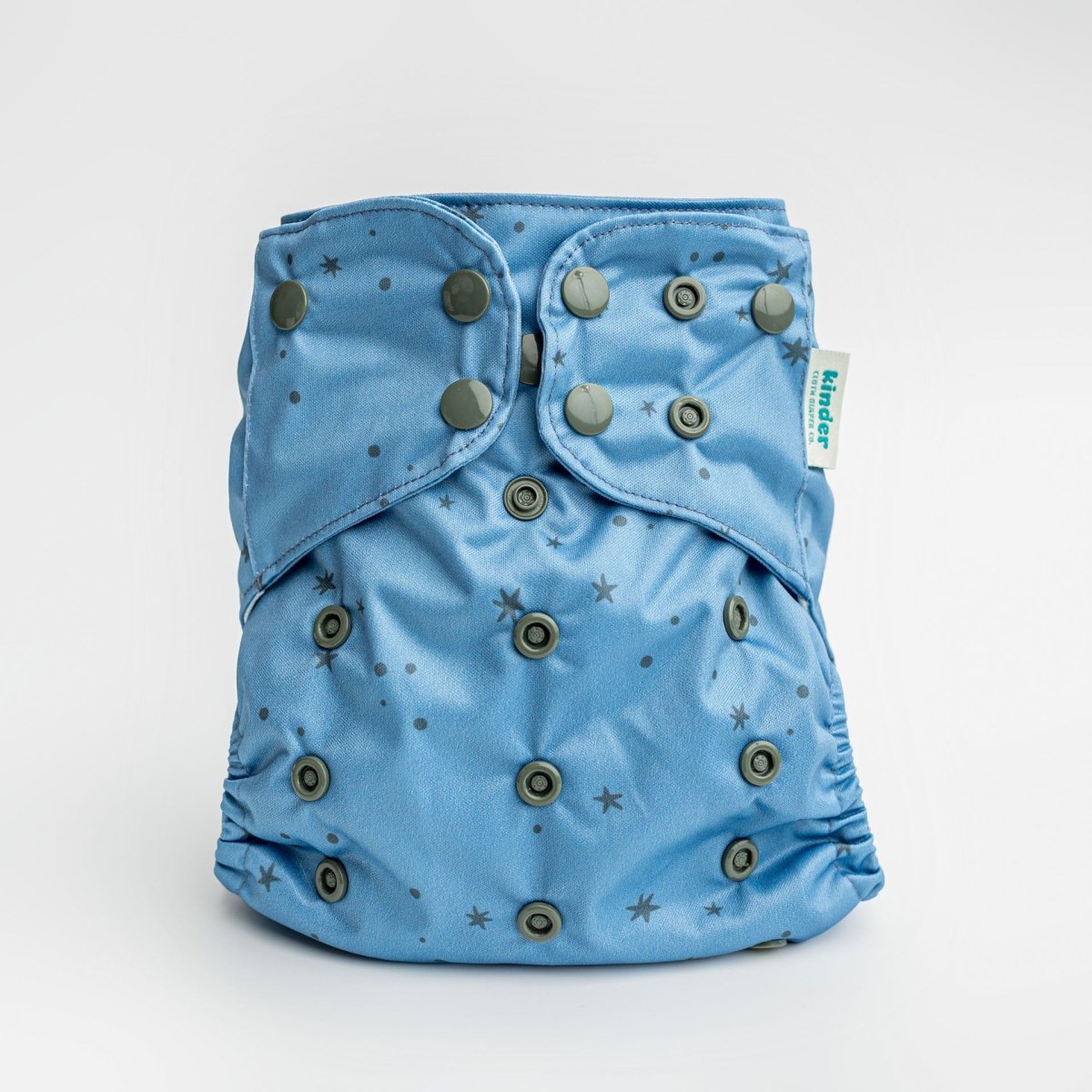 Tiny Stars (Delphinium) - Modern - Cloth - Diapers - Pocket Diaper - Kinder Cloth Diaper Co. - Pittsburgh - Based - Small - Business - Woman - Owned