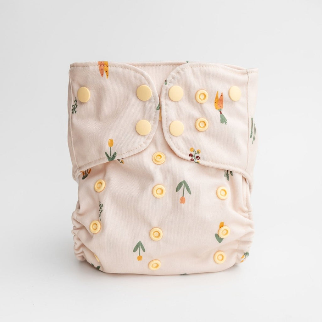Tiny Veggies - Modern - Cloth - Diapers - Luxe Pocket Diaper - Kinder Cloth Diaper Co. - Pittsburgh - Based - Small - Business - Woman - Owned