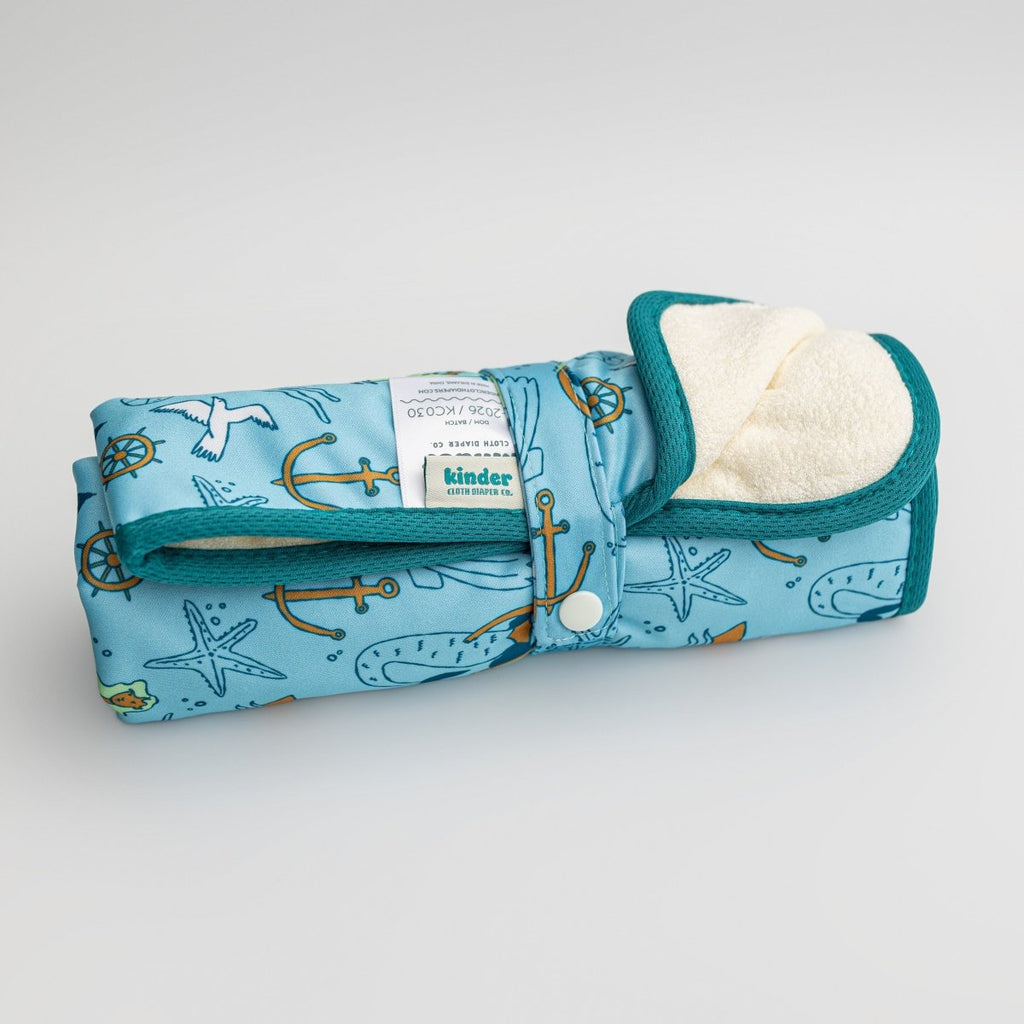 Toadstool at Dusk - Modern - Cloth - Diapers - Change Mat - Kinder Cloth Diaper Co. - Pittsburgh - Based - Small - Business - Woman - Owned