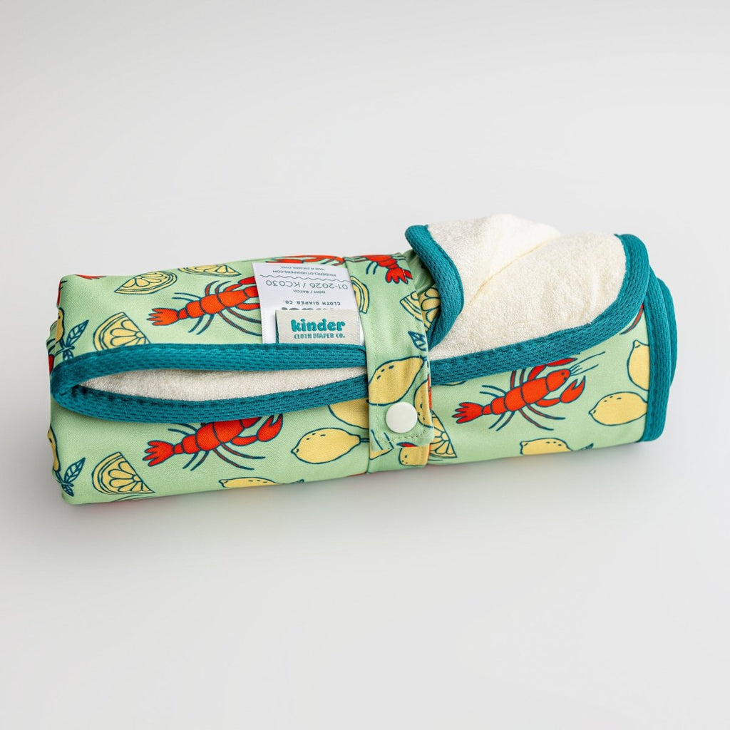 Toadstool at Dusk - Modern - Cloth - Diapers - Change Mat - Kinder Cloth Diaper Co. - Pittsburgh - Based - Small - Business - Woman - Owned