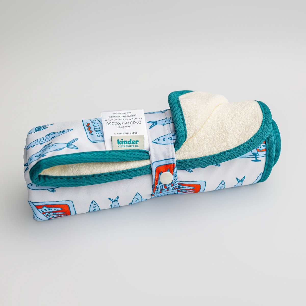 Toadstool at Dusk - Modern - Cloth - Diapers - Change Mat - Kinder Cloth Diaper Co. - Pittsburgh - Based - Small - Business - Woman - Owned