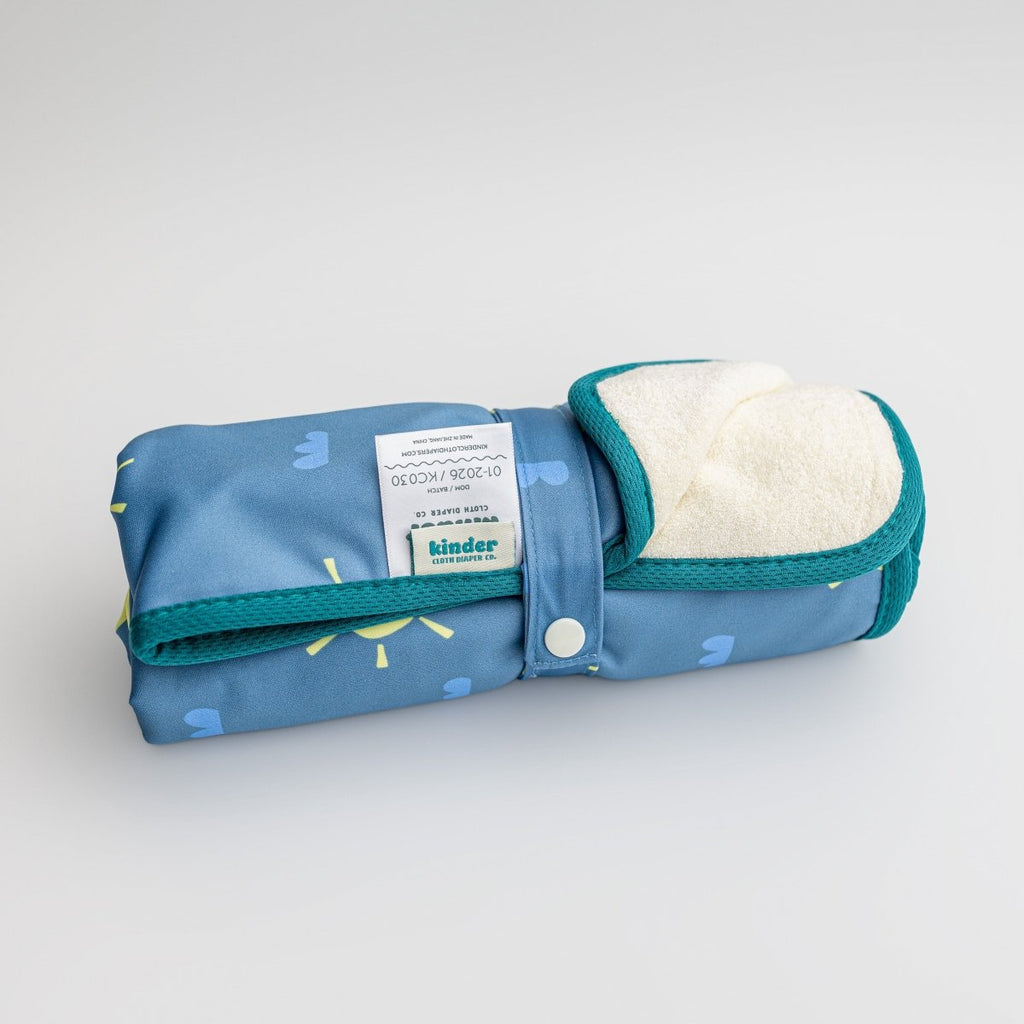 Toadstool at Dusk - Modern - Cloth - Diapers - Change Mat - Kinder Cloth Diaper Co. - Pittsburgh - Based - Small - Business - Woman - Owned