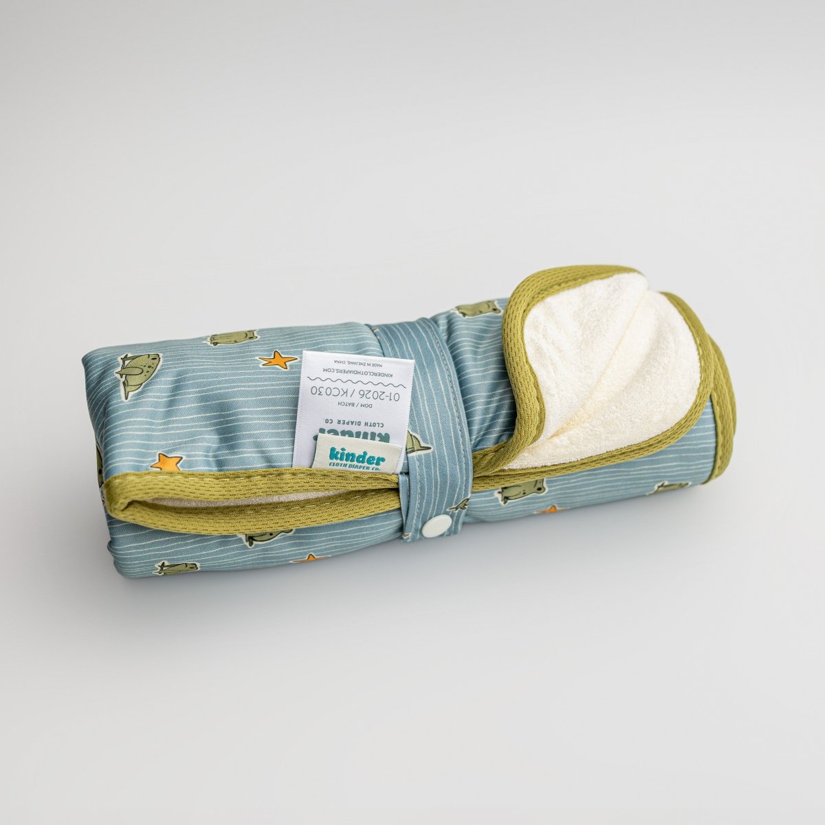 Toadstool at Dusk - Modern - Cloth - Diapers - Change Mat - Kinder Cloth Diaper Co. - Pittsburgh - Based - Small - Business - Woman - Owned