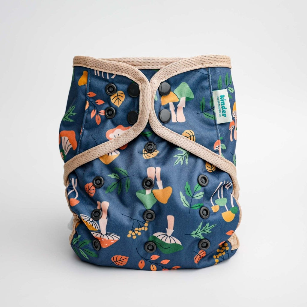 Nature and Outdoors: Wipeable Cloth Diaper Cover, Grows with your Baby - Kinder Cloth Diaper Co. - 18 - 04 - 04 - modern reusable cloth diapers and more for birth to potty training - Pittsburgh Based Small Business