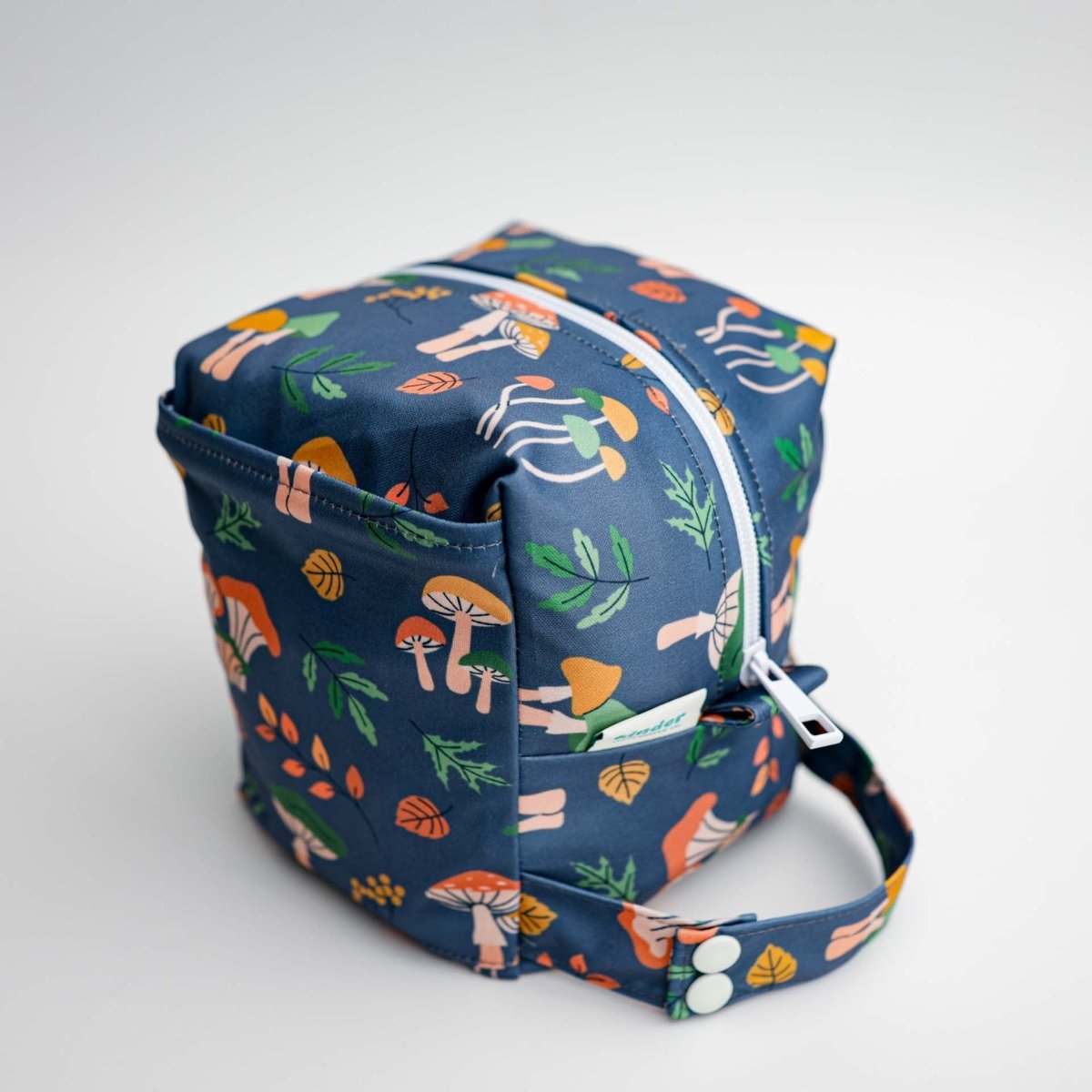 Reversible Mini Storage Travel Cube Diaper Pod with Exterior Storage Pocket - Kinder Cloth Diaper Co. - 06 - 02 - 01 - modern reusable cloth diapers and more for birth to potty training - Pittsburgh Based Small Business