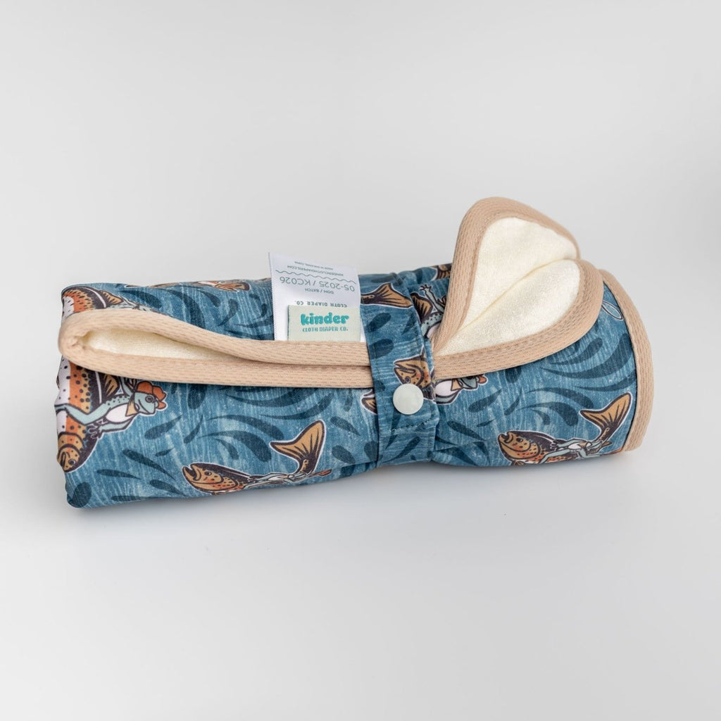 Tractor Time - Modern - Cloth - Diapers - Change Mat - Kinder Cloth Diaper Co. - Pittsburgh - Based - Small - Business - Woman - Owned