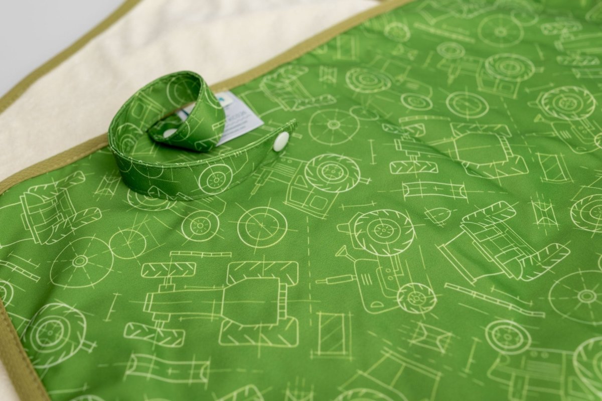 Tractor Time - Modern - Cloth - Diapers - Change Mat - Kinder Cloth Diaper Co. - Pittsburgh - Based - Small - Business - Woman - Owned