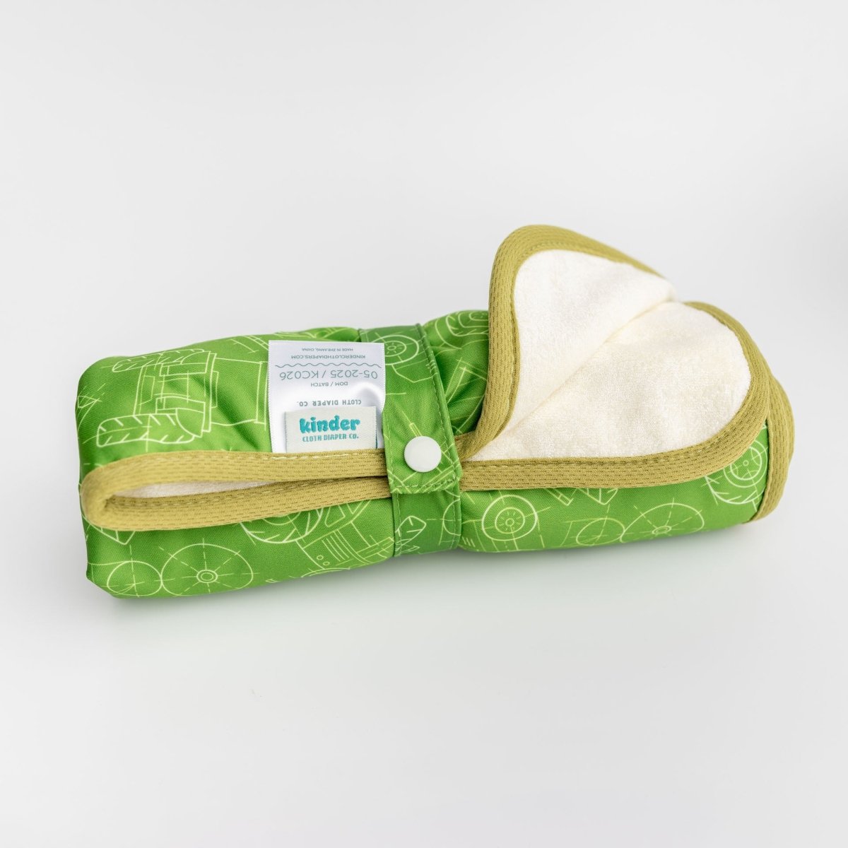 Tractor Time - Modern - Cloth - Diapers - Change Mat - Kinder Cloth Diaper Co. - Pittsburgh - Based - Small - Business - Woman - Owned