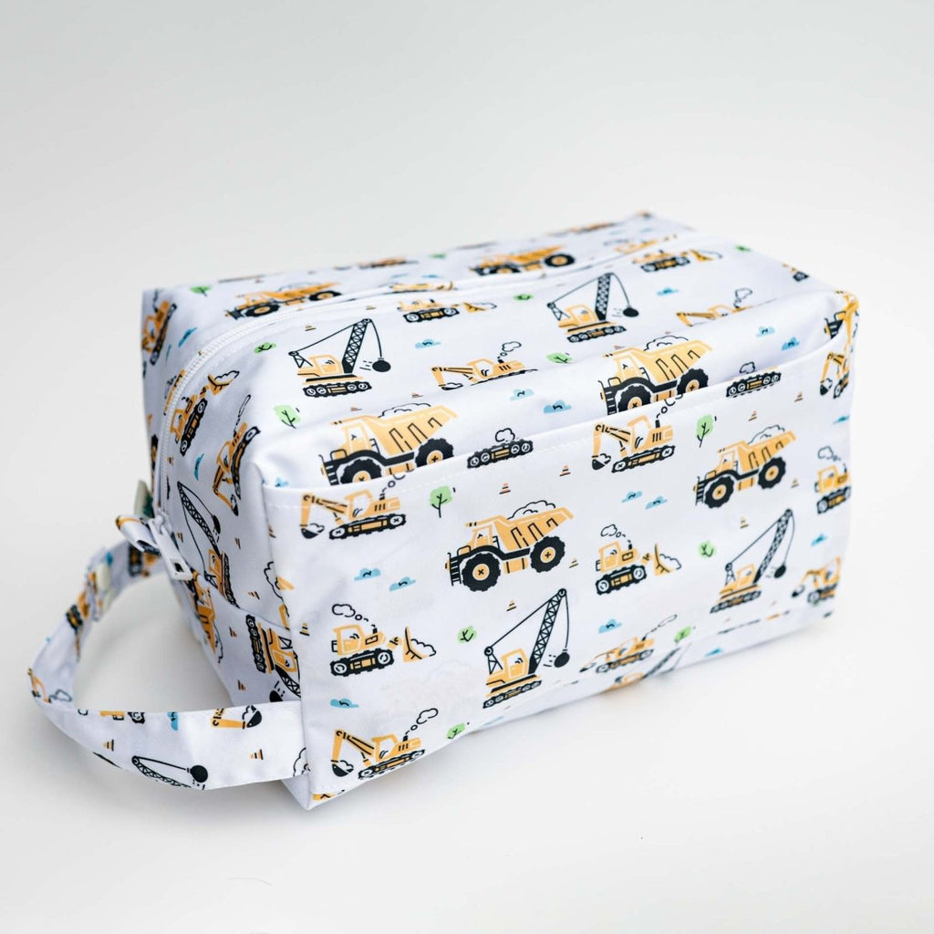 Reversible Storage Travel Cube Diaper Pod with Exterior Storage Pocket - Kinder Cloth Diaper Co. - 06 - 04 - 01 - modern reusable cloth diapers and more for birth to potty training - Pittsburgh Based Small Business