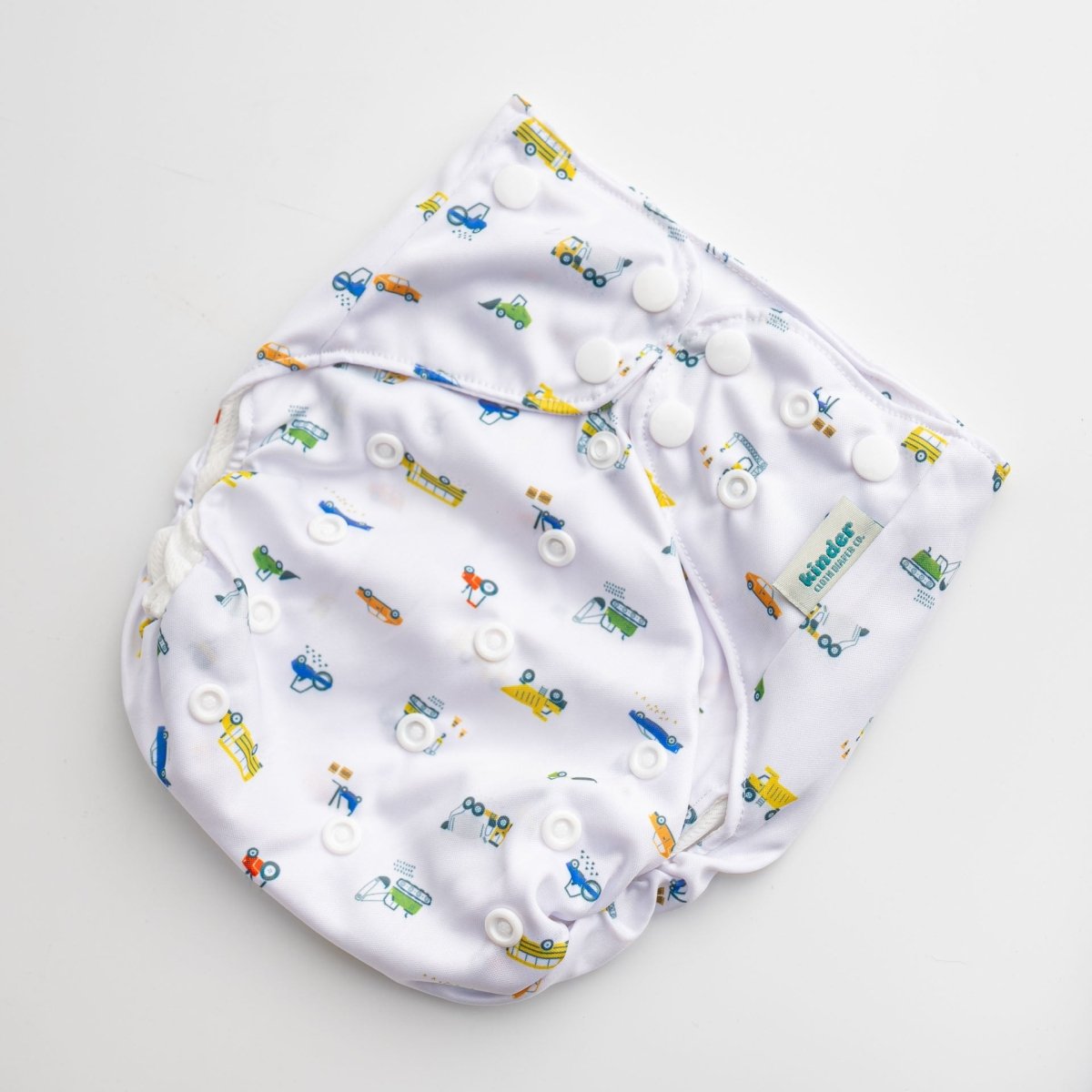 Trucks and Toots - Modern - Cloth - Diapers - Swim Diaper - Kinder Cloth Diaper Co. - Pittsburgh - Based - Small - Business - Woman - Owned