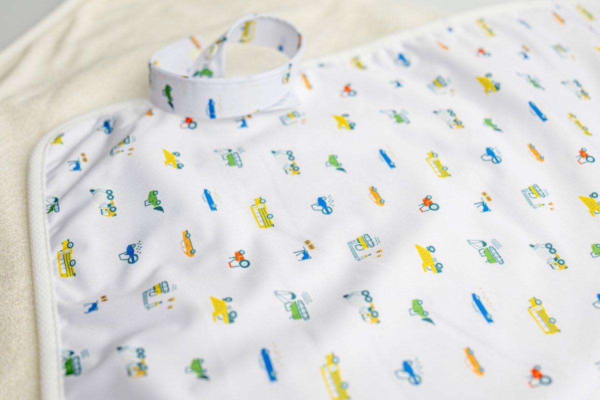 Trucks and Toots - Modern - Cloth - Diapers - Change Mat - Kinder Cloth Diaper Co. - Pittsburgh - Based - Small - Business - Woman - Owned