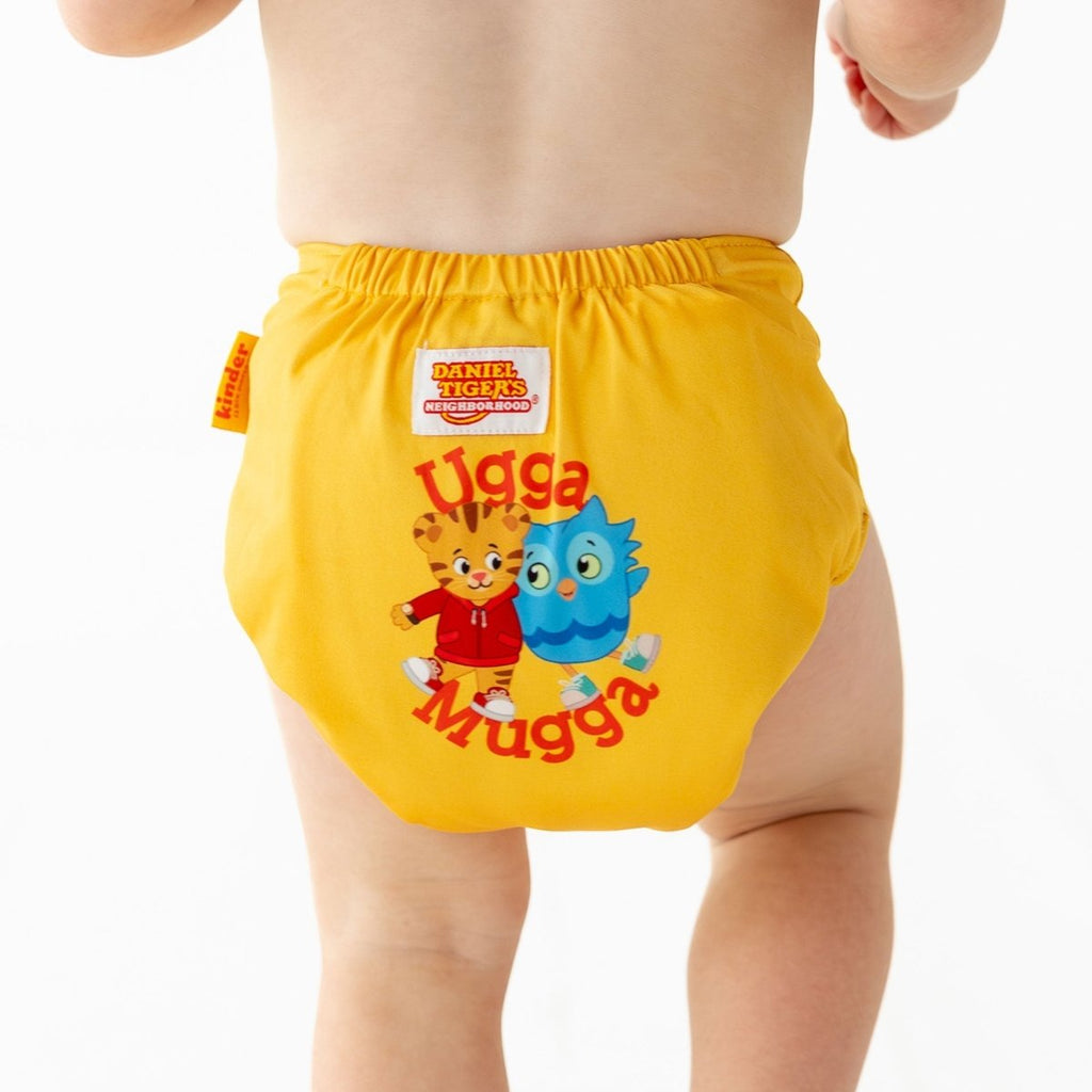 Daniel Tiger's Neighborhood Pocket Cloth Diaper with Bookfold Insert - Kinder Cloth Diaper Co. - 09 - 03 - 03 - modern reusable cloth diapers and more for birth to potty training - Pittsburgh Based Small Business