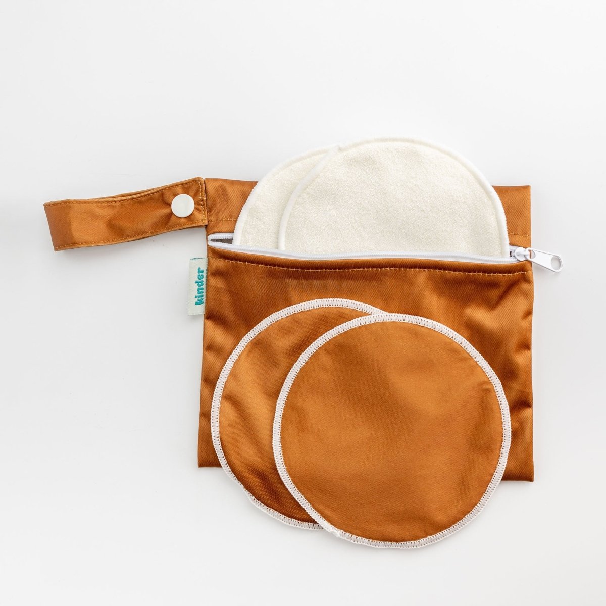 Umber - Warm Neutrals - Modern - Cloth - Diapers - Breast Pad - Kinder Cloth Diaper Co. - Pittsburgh - Based - Small - Business - Woman - Owned