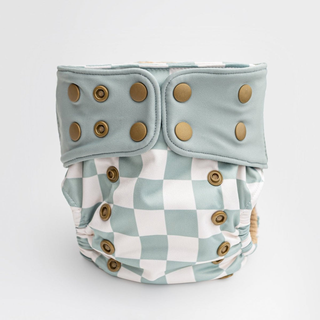 Vintage Lino by Kekoa - Modern - Cloth - Diapers - Cloth Diaper - Kinder Cloth Diaper Co. - Pittsburgh - Based - Small - Business - Woman - Owned