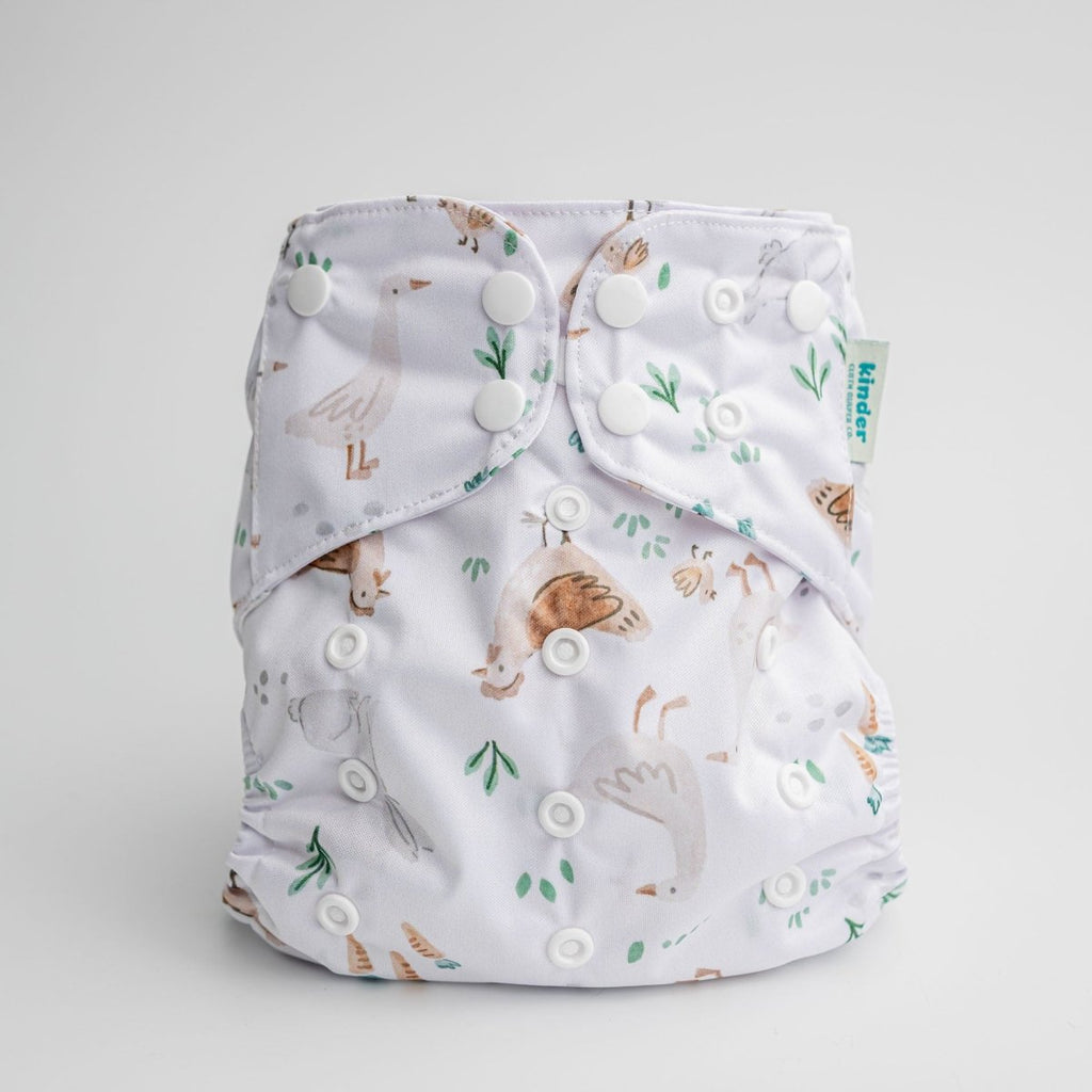 Waddle and Hop - Modern - Cloth - Diapers - Pocket Diaper - Kinder Cloth Diaper Co. - Pittsburgh - Based - Small - Business - Woman - Owned