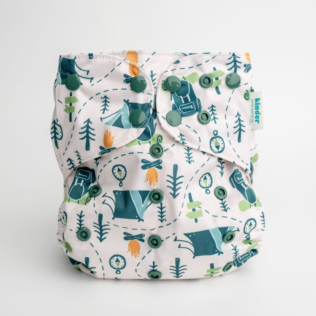 Wander Wisely - Modern - Cloth - Diapers - Pocket Diaper - Kinder Cloth Diaper Co. - Pittsburgh - Based - Small - Business - Woman - Owned