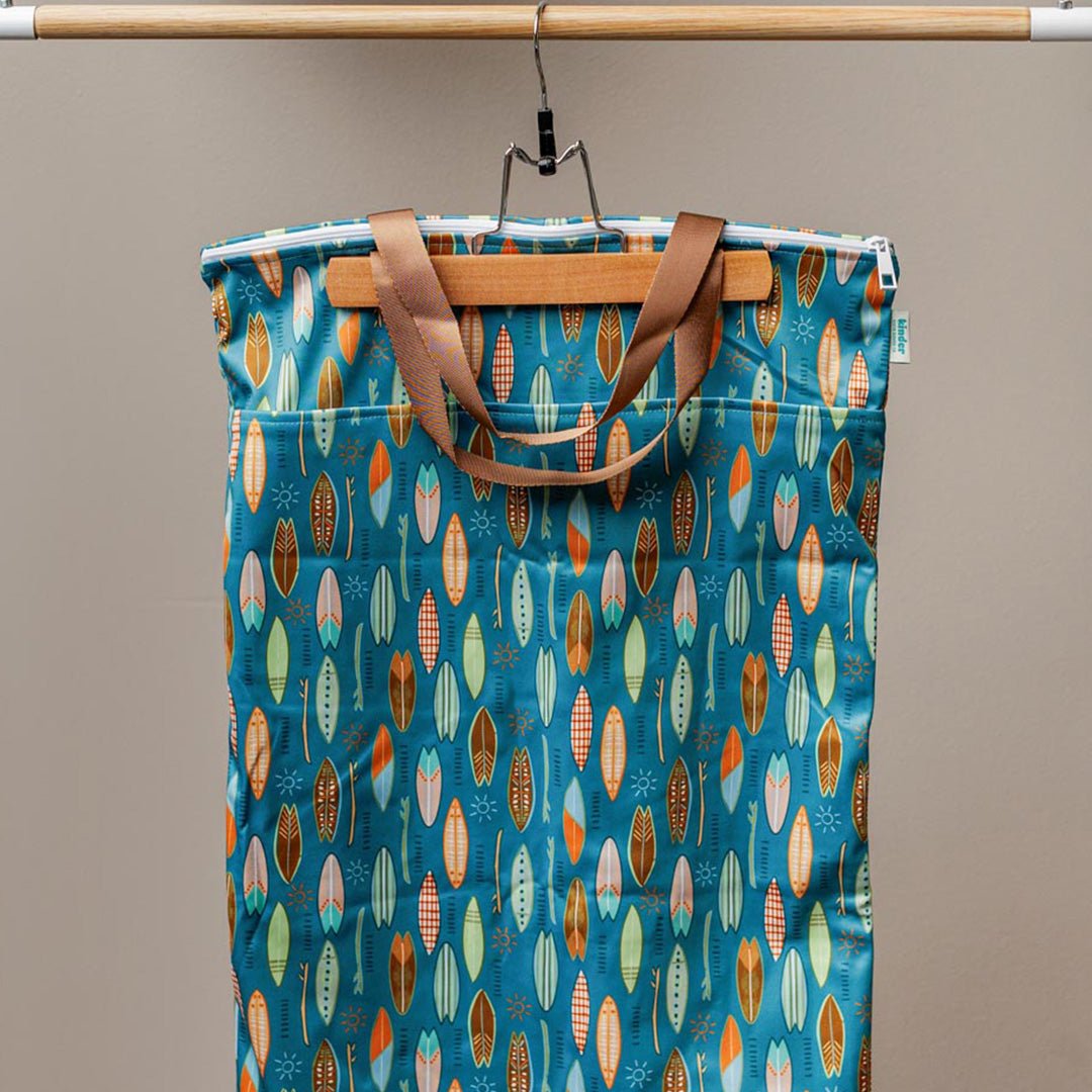 Wave Rider - Modern - Cloth - Diapers - Wet Bag - Kinder Cloth Diaper Co. - Pittsburgh - Based - Small - Business - Woman - Owned