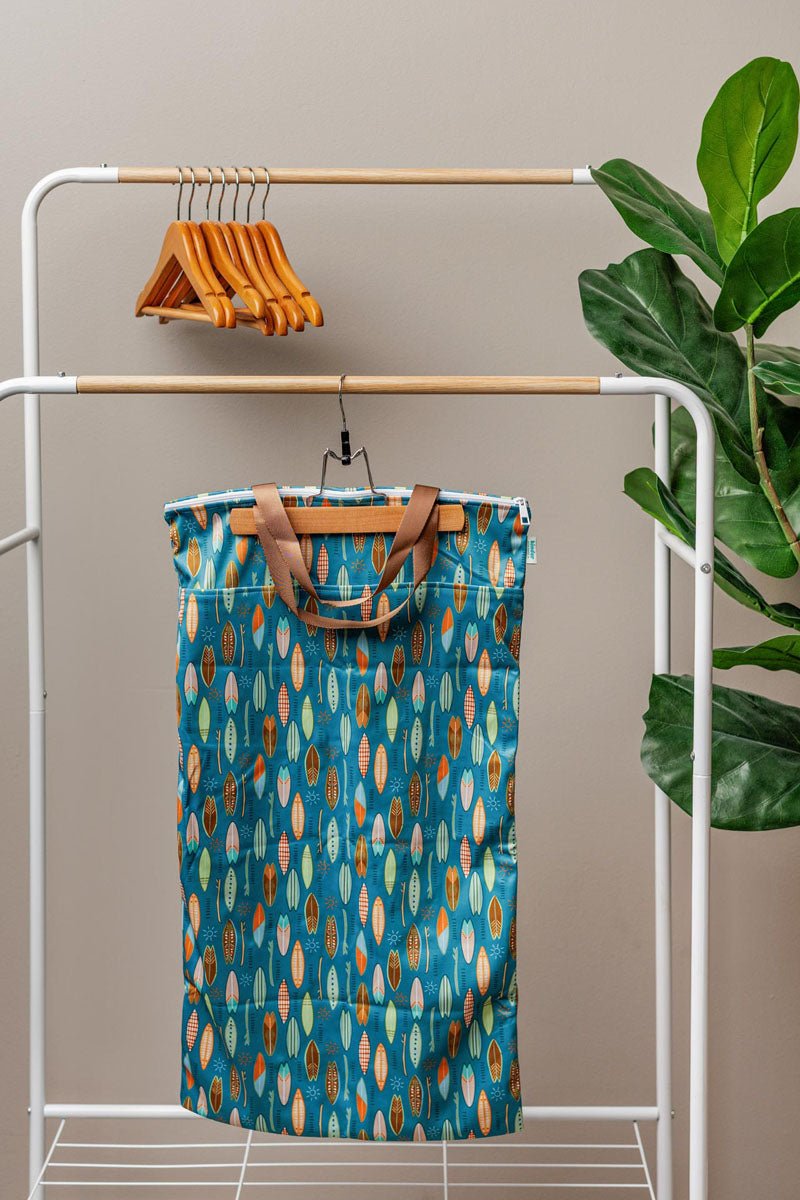 Wave Rider - Modern - Cloth - Diapers - Wet Bag - Kinder Cloth Diaper Co. - Pittsburgh - Based - Small - Business - Woman - Owned