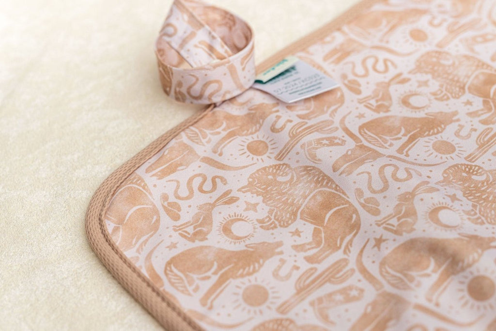 Western Dreams by Byre Wilde - Modern - Cloth - Diapers - Change Mat - Kinder Cloth Diaper Co. - Pittsburgh - Based - Small - Business - Woman - Owned