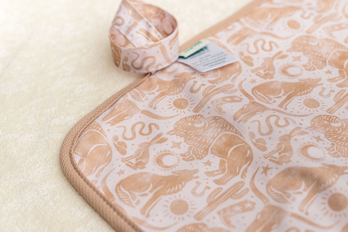 Western Dreams by Byre Wilde - Modern - Cloth - Diapers - Change Mat - Kinder Cloth Diaper Co. - Pittsburgh - Based - Small - Business - Woman - Owned