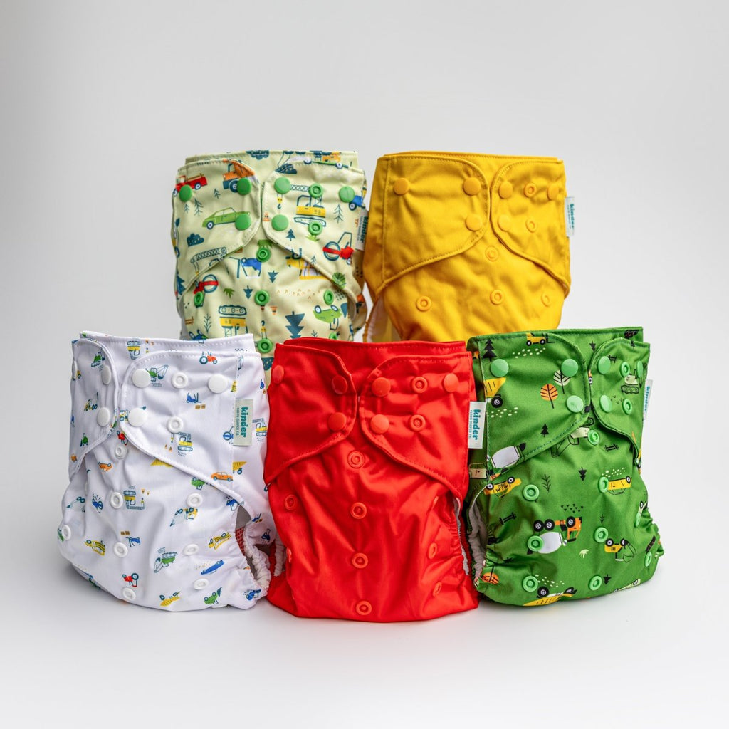  - Modern - Cloth - Diapers - New Parent Starter Bundle - Kinder Cloth Diaper Co. - Pittsburgh - Based - Small - Business - Woman - Owned