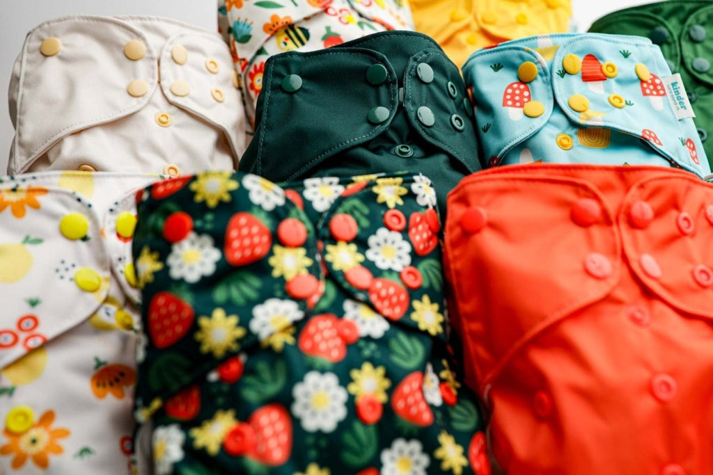 Nature: Essentials Pocket Cloth Diaper with Athletic Wicking Jersey, Grows with your Baby - Kinder Cloth Diaper Co. - 30 - 02 - 04 - modern reusable cloth diapers and more for birth to potty training - Pittsburgh Based Small Business